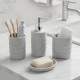 Ceramic Bathroom Set - 4 Pcs